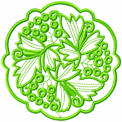 Flowers And Tree Embroidery Design 7